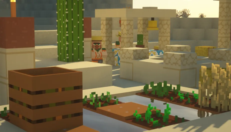 Minecraft hero artwork